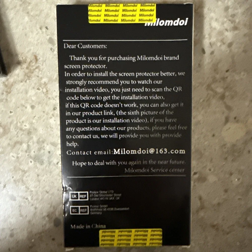 Lot Of 10 NEW Milomdoi 3 Pack Screen protector Tempered for Apple iPhone 15 Plus